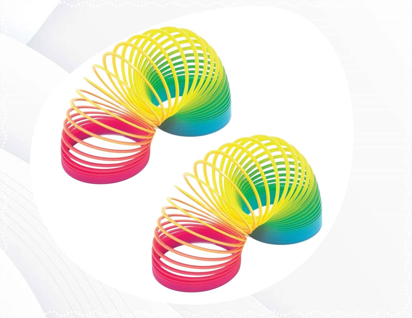 Shivsoft Kid Magic Spring Rainbow Bouncy Expandable Slinky Magic Toys Return Gift, Party Favours (Multi Coloured, Pack of 2)-mk8712 Shivsoft Kid Magic Spring Rainbow Bouncy Expandable Slinky Magic Toys Return Gift, Party Favours (Multi Coloured, Pack of 2)-mk8712