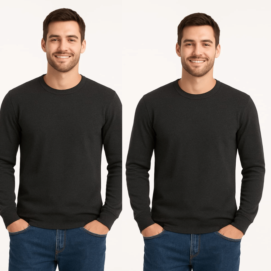 SportZone Pack of 2 Cotton Thermal Tops For Men's ( Grey ) SportZone Pack of 2 Cotton Thermal Tops For Men's ( Grey )