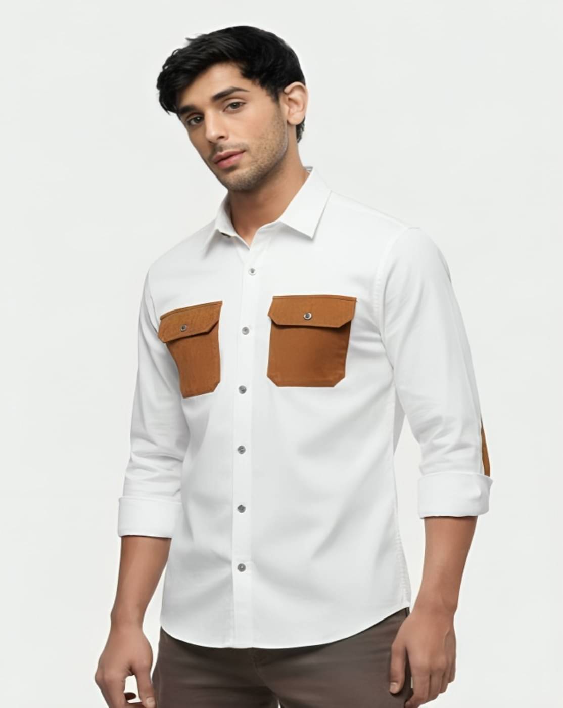 THECLASSICTOGS Cotton Blend Regular Fit Solids Full Sleeves Men's Casual Shirt - White ( Pack of 1 )     			THECLASSICTOGS Cotton Blend Regular Fit Solids Full Sleeves Men's Casual Shirt - White ( Pack of 1 )