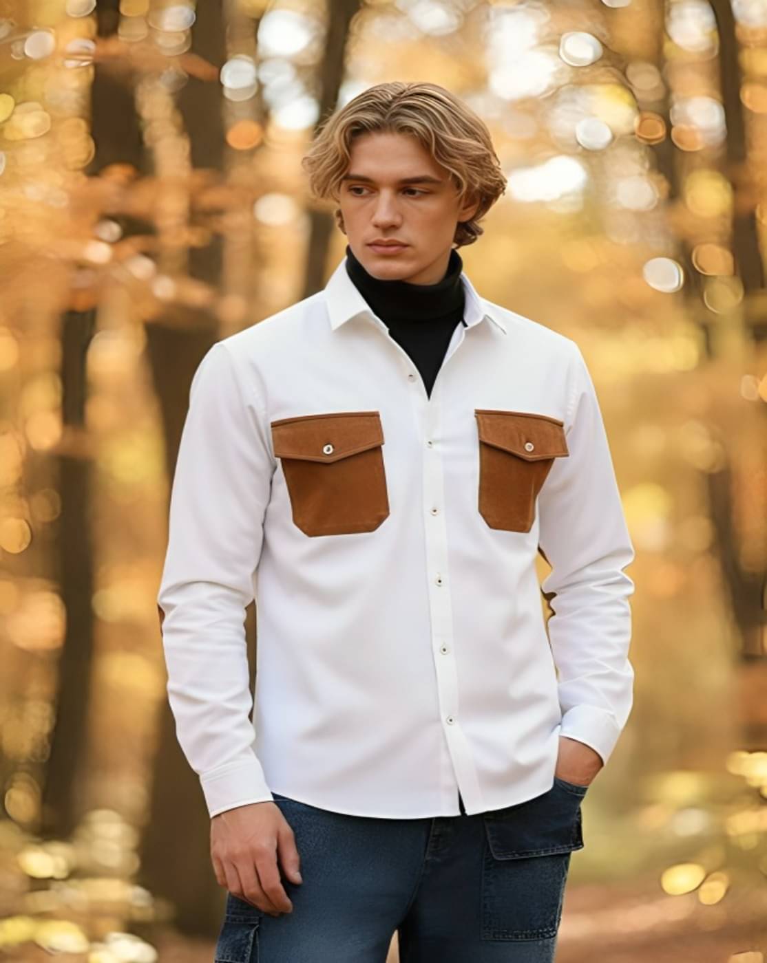 THECLASSICTOGS Cotton Blend Regular Fit Solids Full Sleeves Men's Casual Shirt - White ( Pack of 1 )     			THECLASSICTOGS Cotton Blend Regular Fit Solids Full Sleeves Men's Casual Shirt - White ( Pack of 1 )