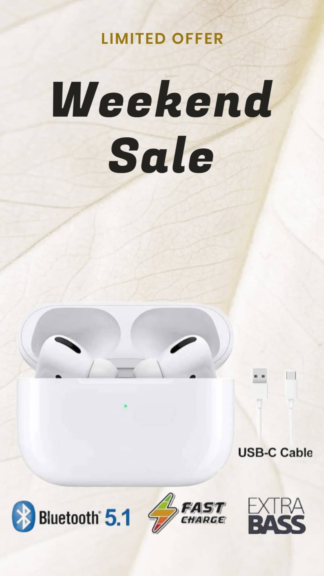 TWS Wireless Earbuds with Touch Control & Mic | Bluetooth 5.1 | Noise Reduction | Charging Case | Compatible with All Smartphones TWS Wireless Earbuds with Touch Control & Mic | Bluetooth 5.1 | Noise Reduction | Charging Case | Compatible with All Smartphones