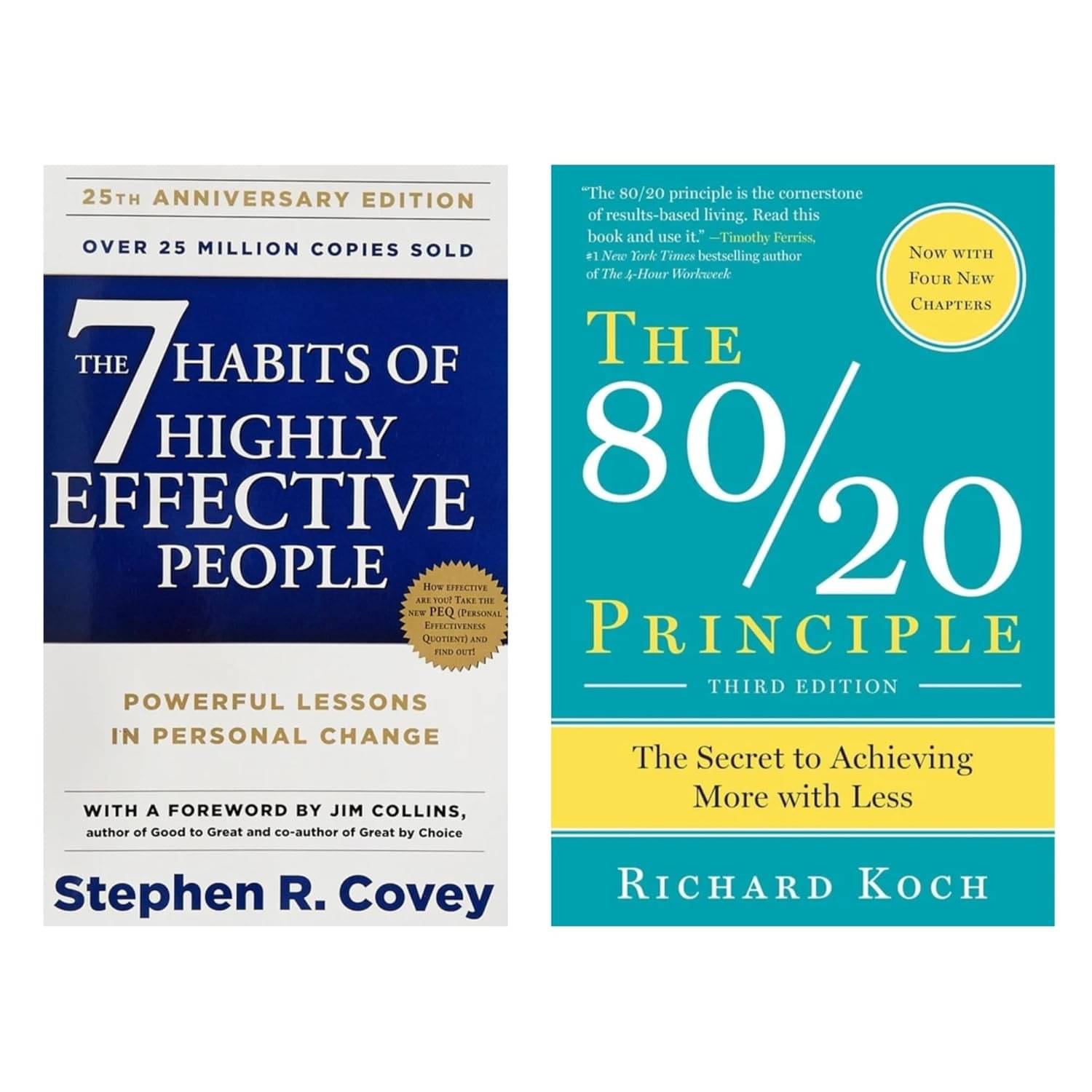 The 7 Habits of Highly Effective People + The 80/20 Principle     			The 7 Habits of Highly Effective People + The 80/20 Principle