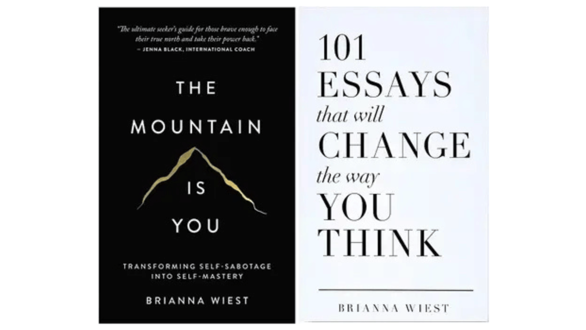 The Mountain Is You+101 Essays That Will Change The Way You Think     			The Mountain Is You+101 Essays That Will Change The Way You Think