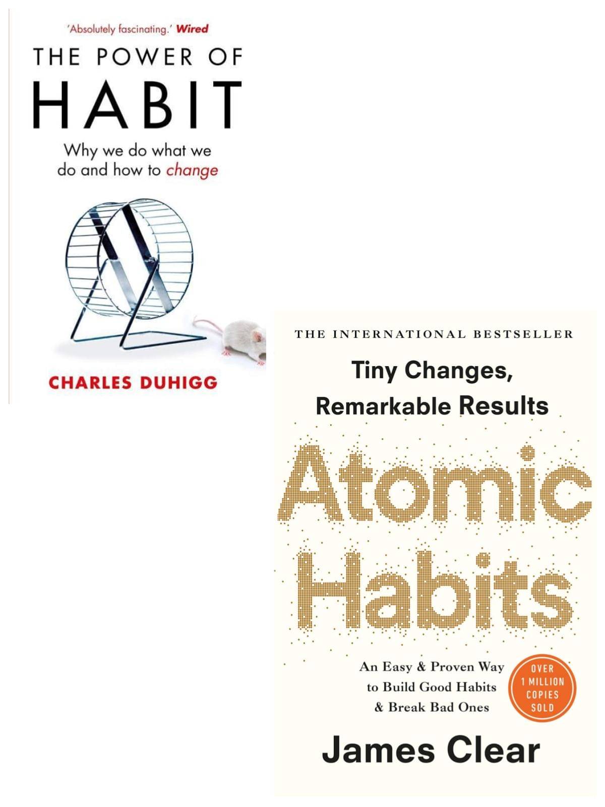 The Power Of Habit + Atomic Habits (Paperback, Charles Duhigg + James Clear) (A/S Book Seller) The Power Of Habit + Atomic Habits (Paperback, Charles Duhigg + James Clear) (A/S Book Seller)