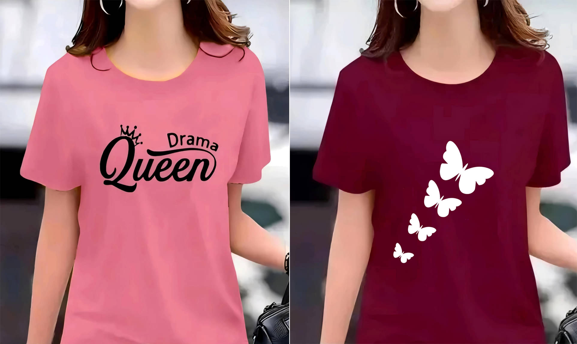 Tipsy Women Polyester Printed Regular Fit Round Neck T-Shirt ( Pink )     			Tipsy Women Polyester Printed Regular Fit Round Neck T-Shirt ( Pink )