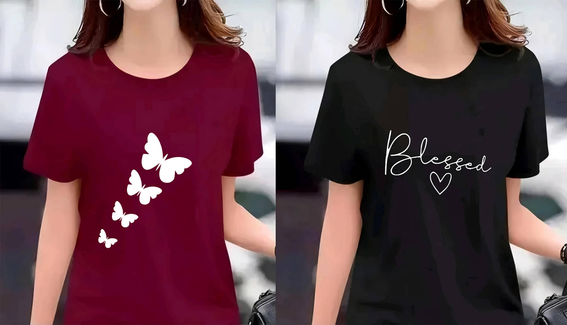 Tipsy Women Polyester Printed Regular Fit Round Neck T-Shirt ( Maroon )     			Tipsy Women Polyester Printed Regular Fit Round Neck T-Shirt ( Maroon )