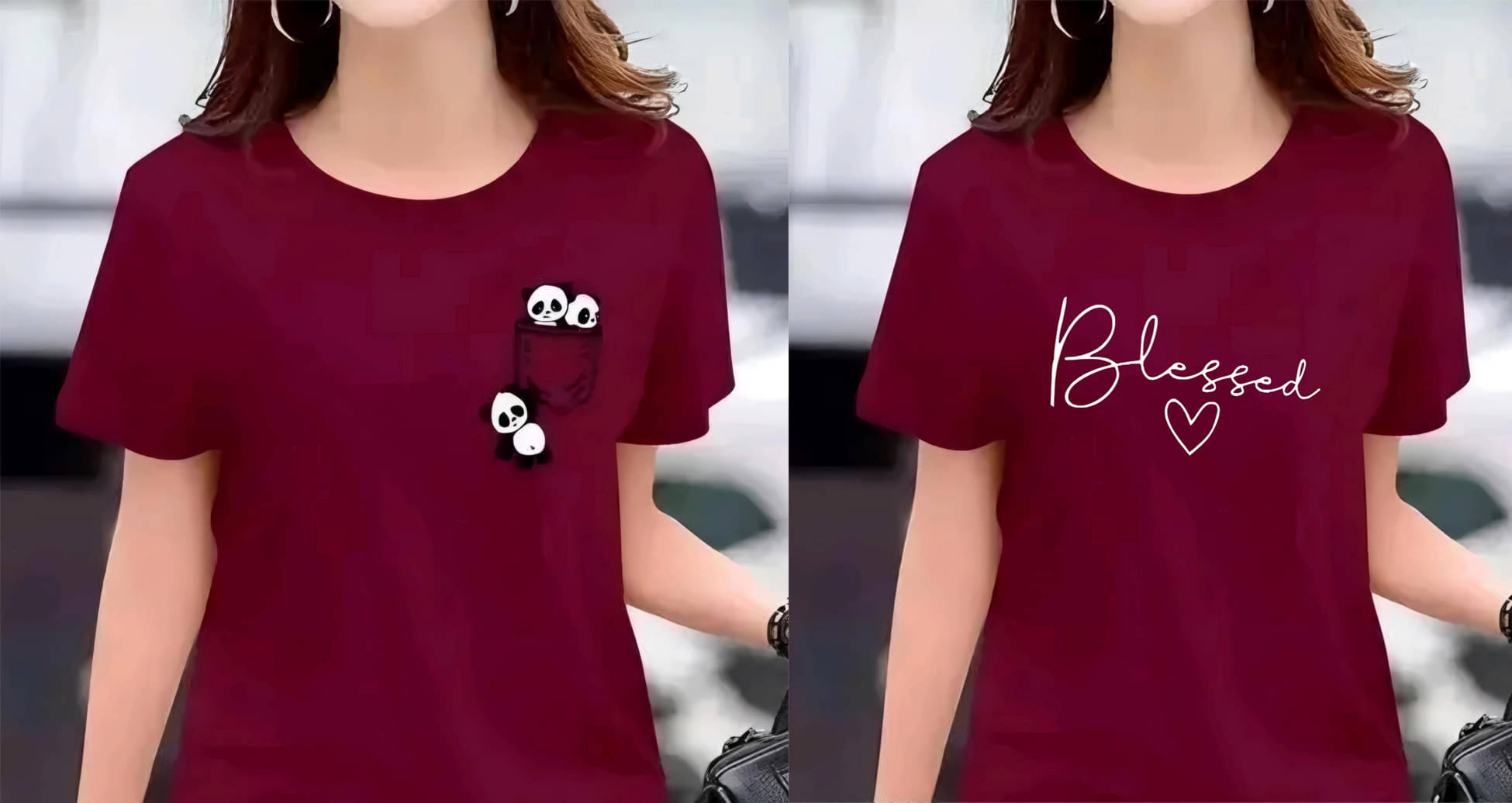 Tipsy Women Polyester Printed Regular Fit Round Neck T-Shirt ( Maroon )     			Tipsy Women Polyester Printed Regular Fit Round Neck T-Shirt ( Maroon )