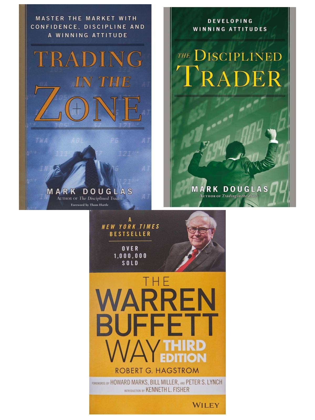     			Trading In The Zone + Disciplined Trader + The Warren Buffett Way Third Edition, Combo Set Paperback  (Paperback, MARK DOUGLAS + Robert G. Hagstrom)