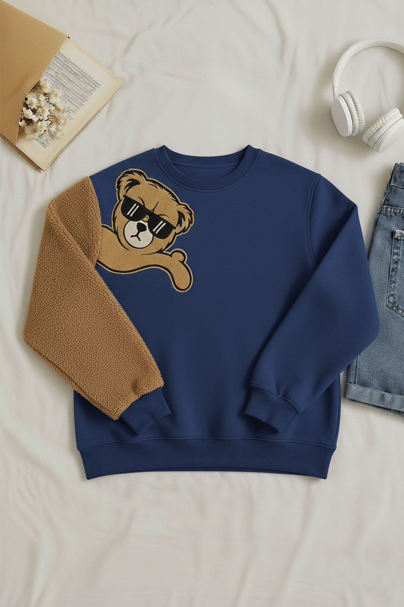 Try This Cotton Blend Round Neck Men's Sweatshirt - Blue ( Pack of 1 )     			Try This Cotton Blend Round Neck Men's Sweatshirt - Blue ( Pack of 1 )