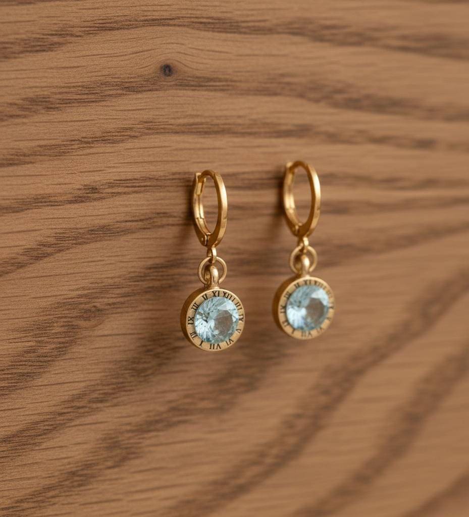     			Yugosmile Rose Gold Drop Earrings ( Pack of 1 )
