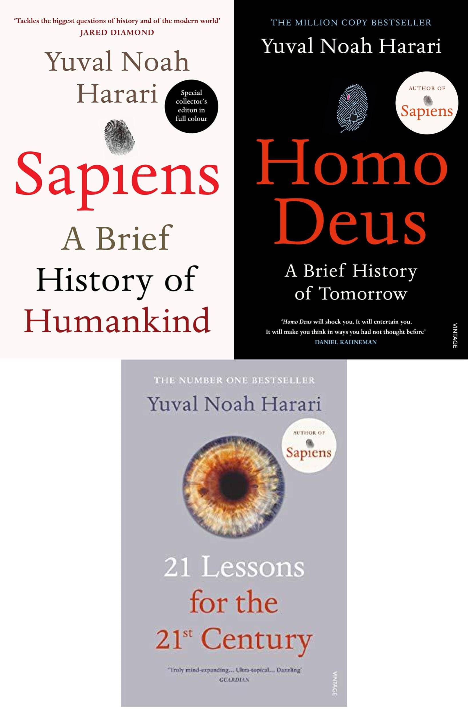 Yuval Noah Harari Box Set - Sapiens + Homo Deus + 21 Lesson (English, Book, Harari Yuval Noah)     			Yuval Noah Harari Box Set - Sapiens + Homo Deus + 21 Lesson (English, Book, Harari Yuval Noah)