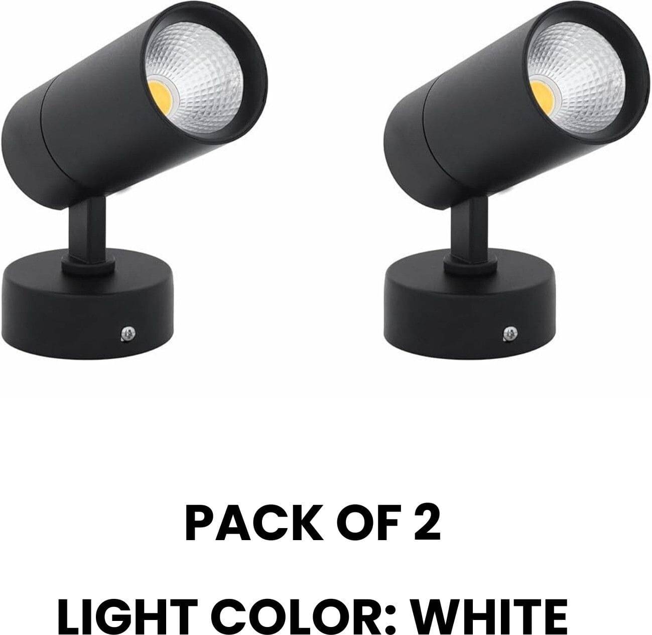     			ZESTRUM Plastic White Ceiling Lights - Pack of 2