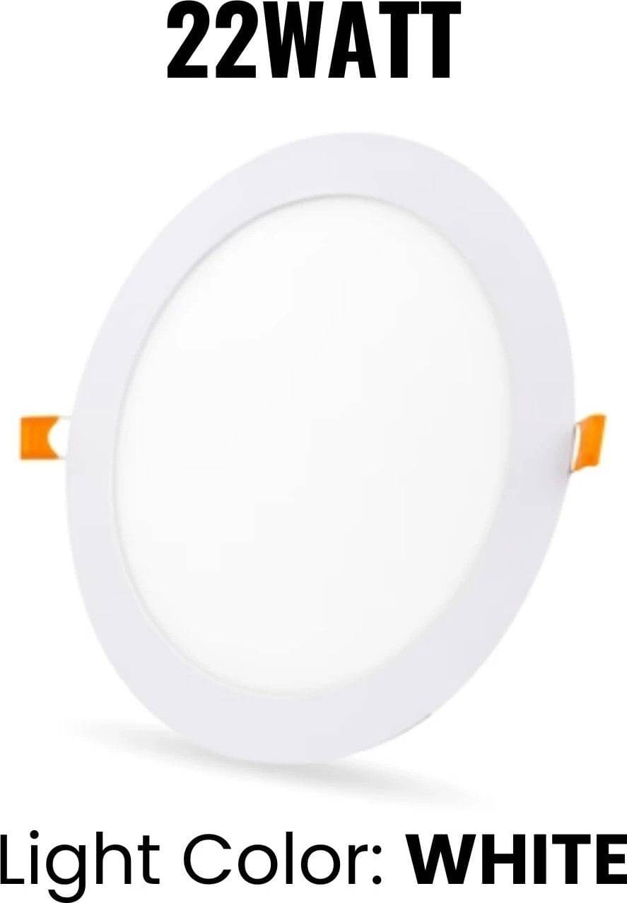     			ZESTRUM Plastic White Ceiling Lights - Pack of 1