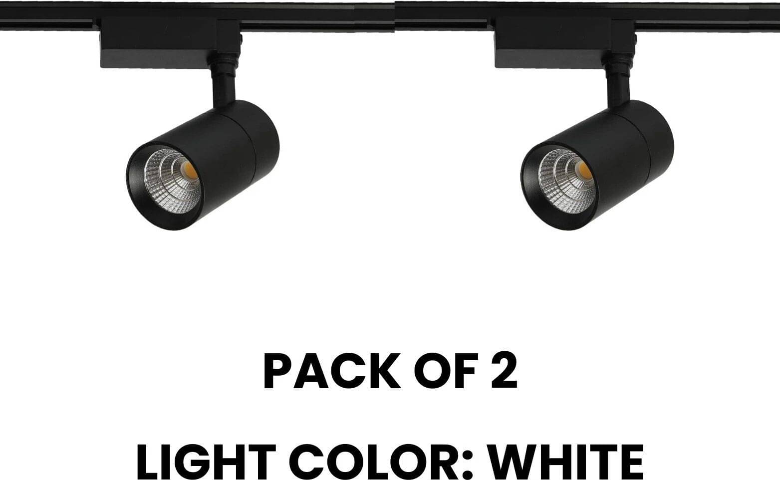     			ZESTRUM Plastic White Ceiling Lights - Pack of 2