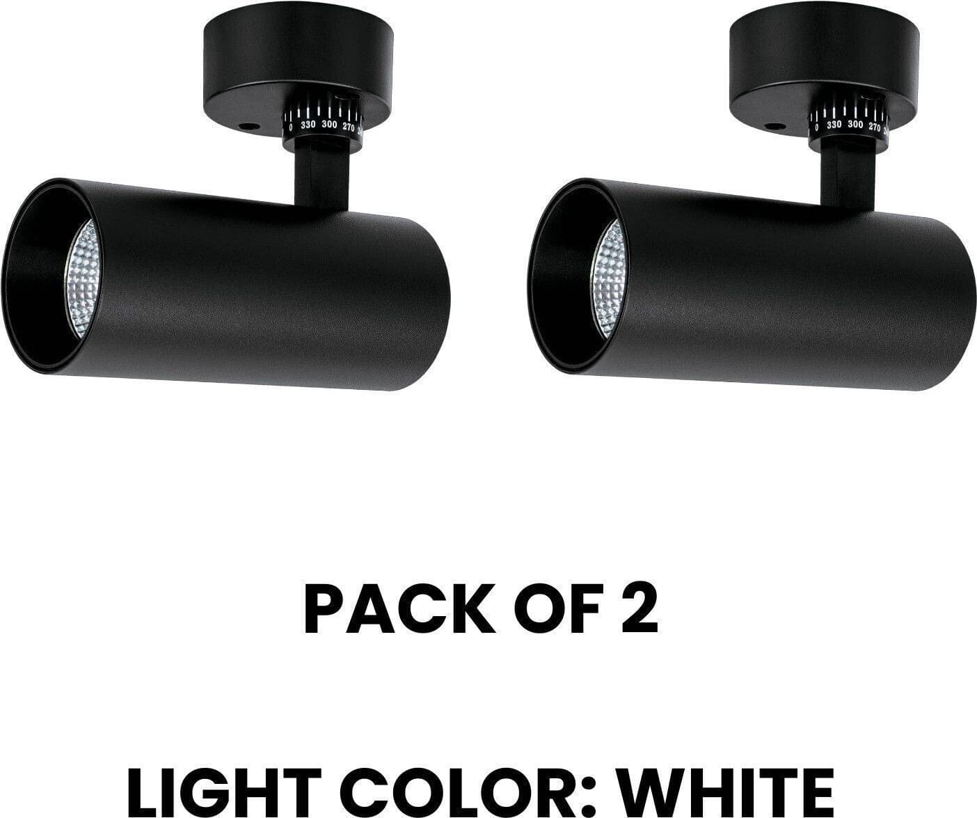     			ZESTRUM Plastic White Ceiling Lights - Pack of 2