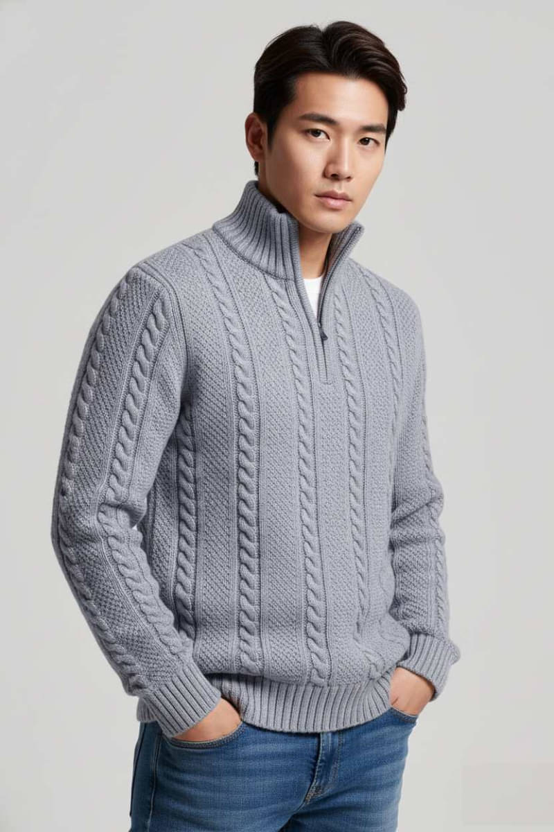 freaks Woollen V-Neck Men's Full Sleeves Pullover Sweater - Grey ( Pack of 1 ) freaks Woollen V-Neck Men's Full Sleeves Pullover Sweater - Grey ( Pack of 1 )