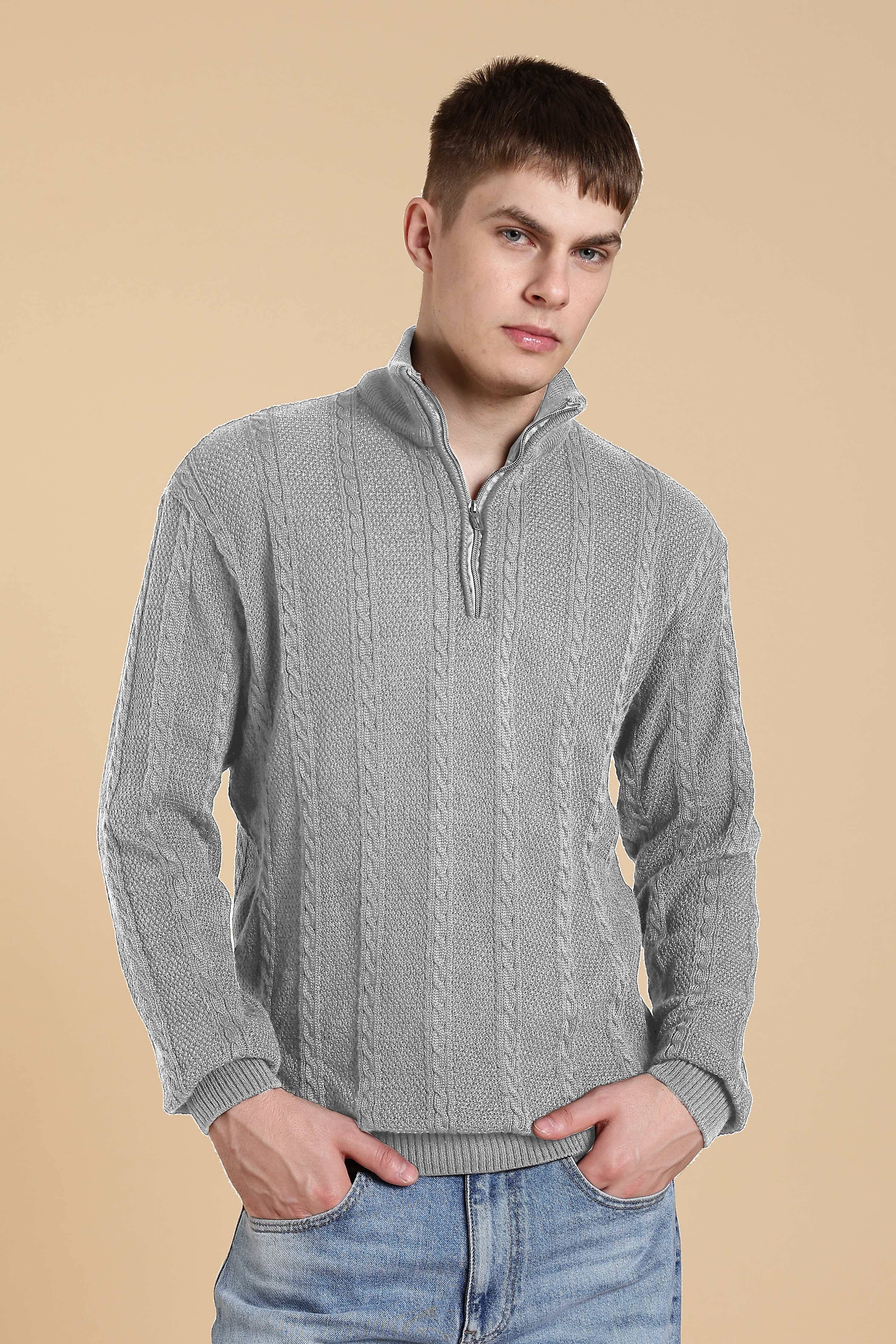 nikline Woollen V-Neck Men's Full Sleeves Pullover Sweater - Grey ( Pack of 1 ) nikline Woollen V-Neck Men's Full Sleeves Pullover Sweater - Grey ( Pack of 1 )