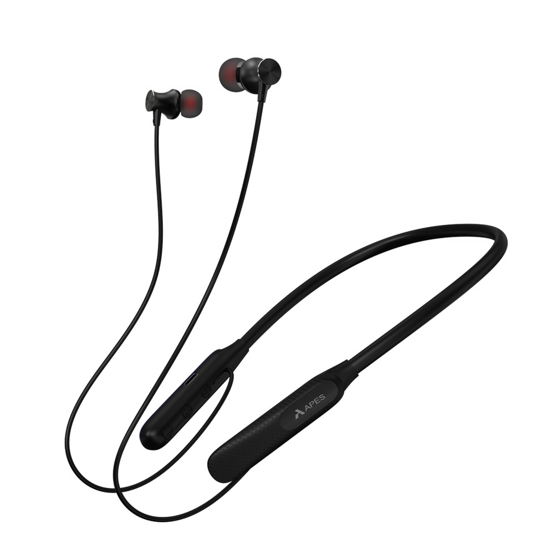     			APES AudioWrap Wireless Bluetooth Neckband, 20Hrs Playtime,10mm Dynamic Drivers Bluetooth