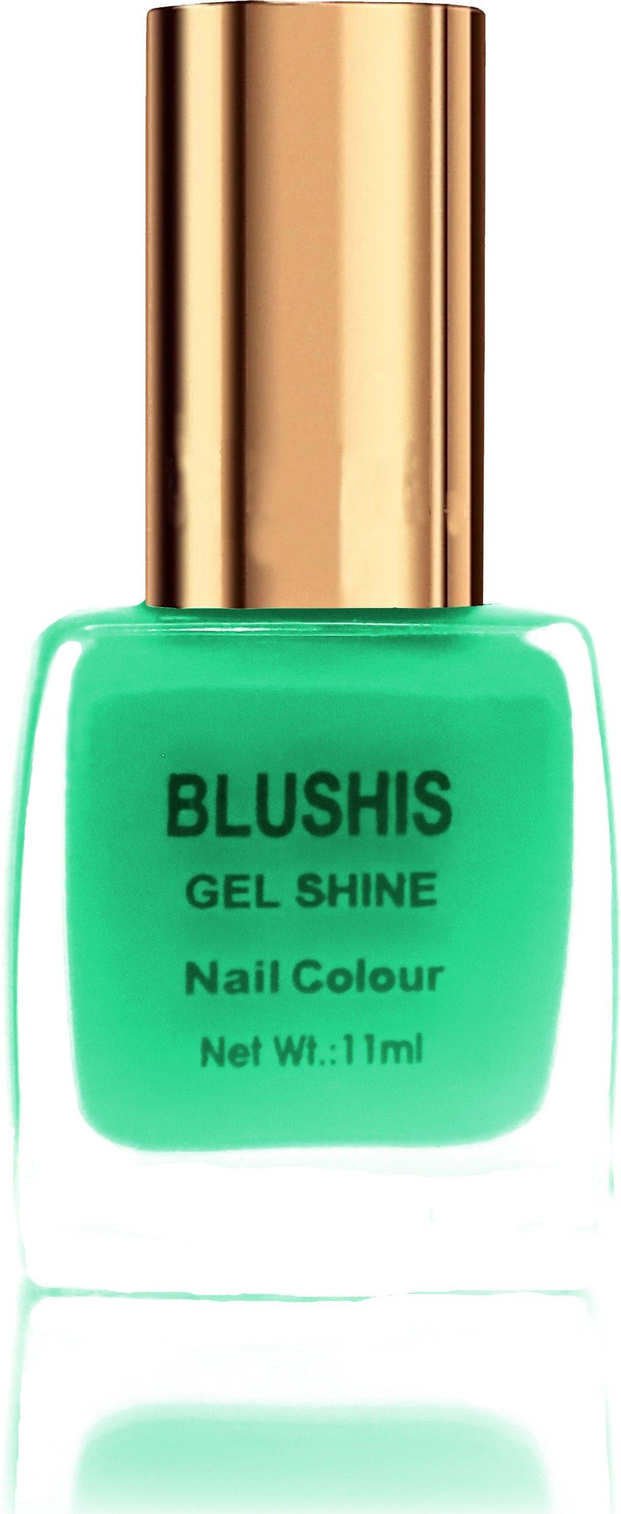     			BLUSHIS Green Nail Polish 11 ( Pack of 1 )