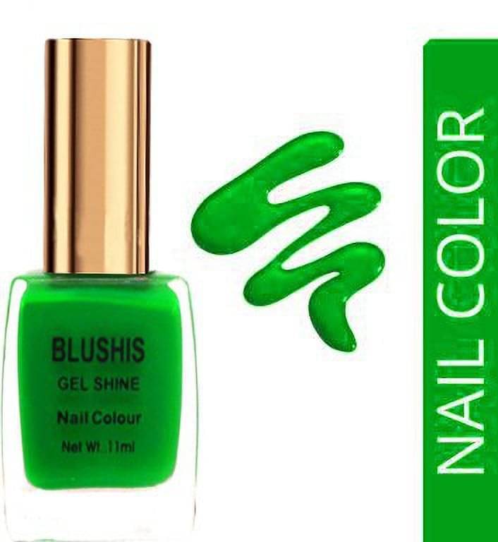     			BLUSHIS Green Nail Polish 11 ( Pack of 1 )