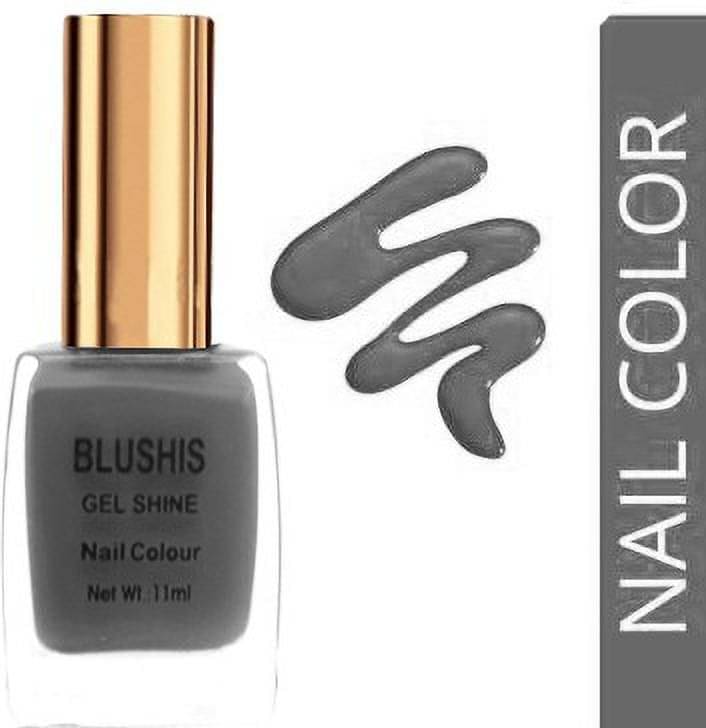     			BLUSHIS Grey Nail Polish 11 ( Pack of 1 )