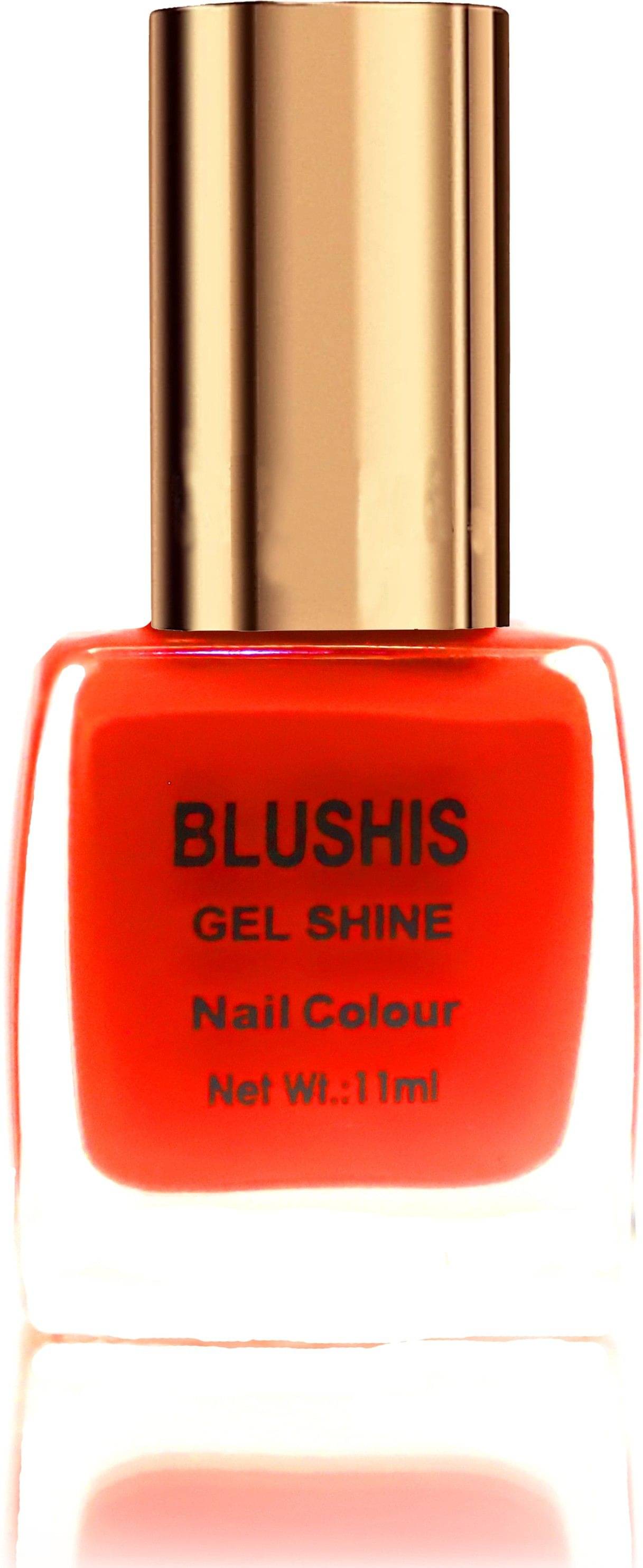     			BLUSHIS Orange Nail Polish 11 ( Pack of 1 )