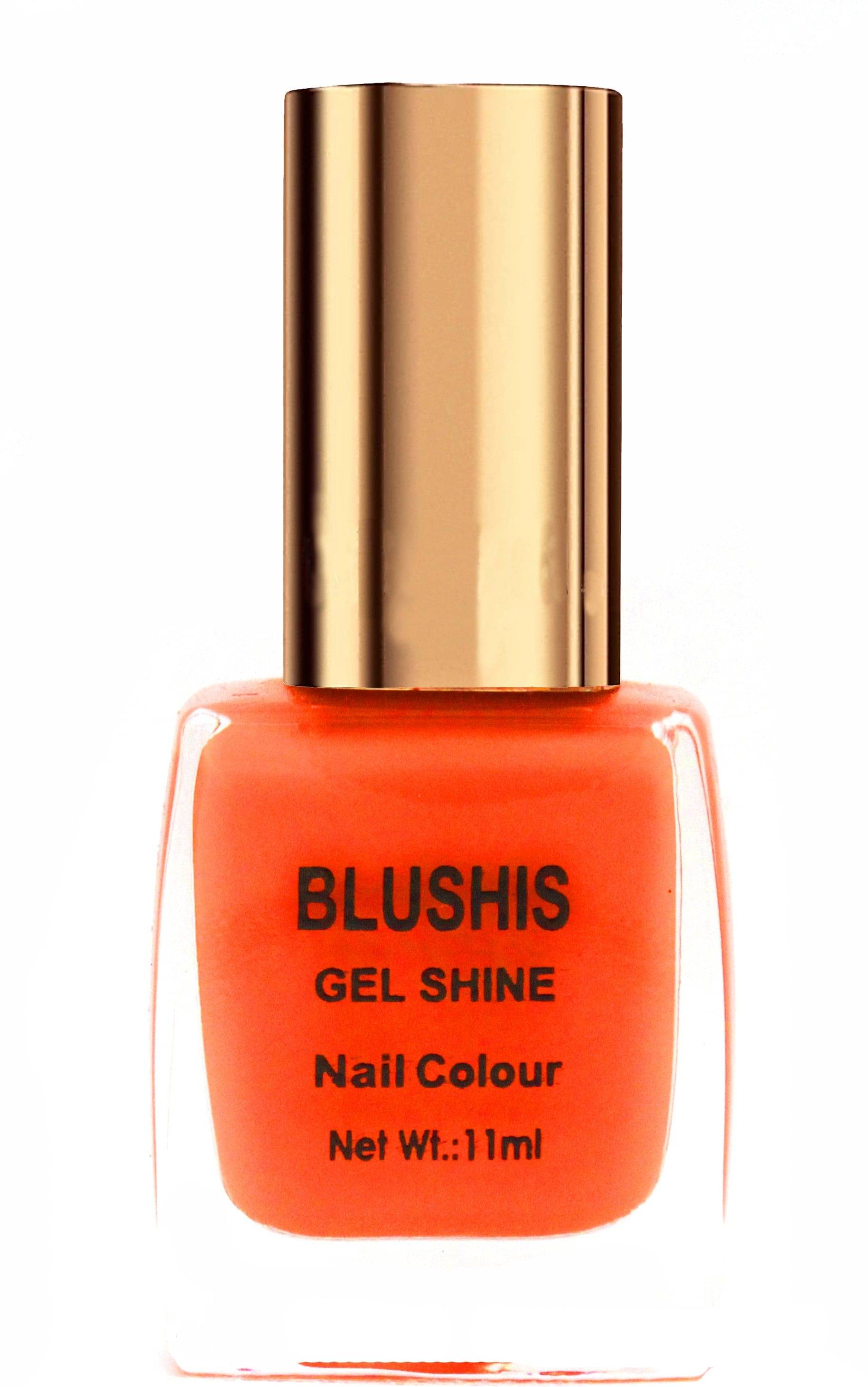     			BLUSHIS Orange Nail Polish 11 ( Pack of 1 )