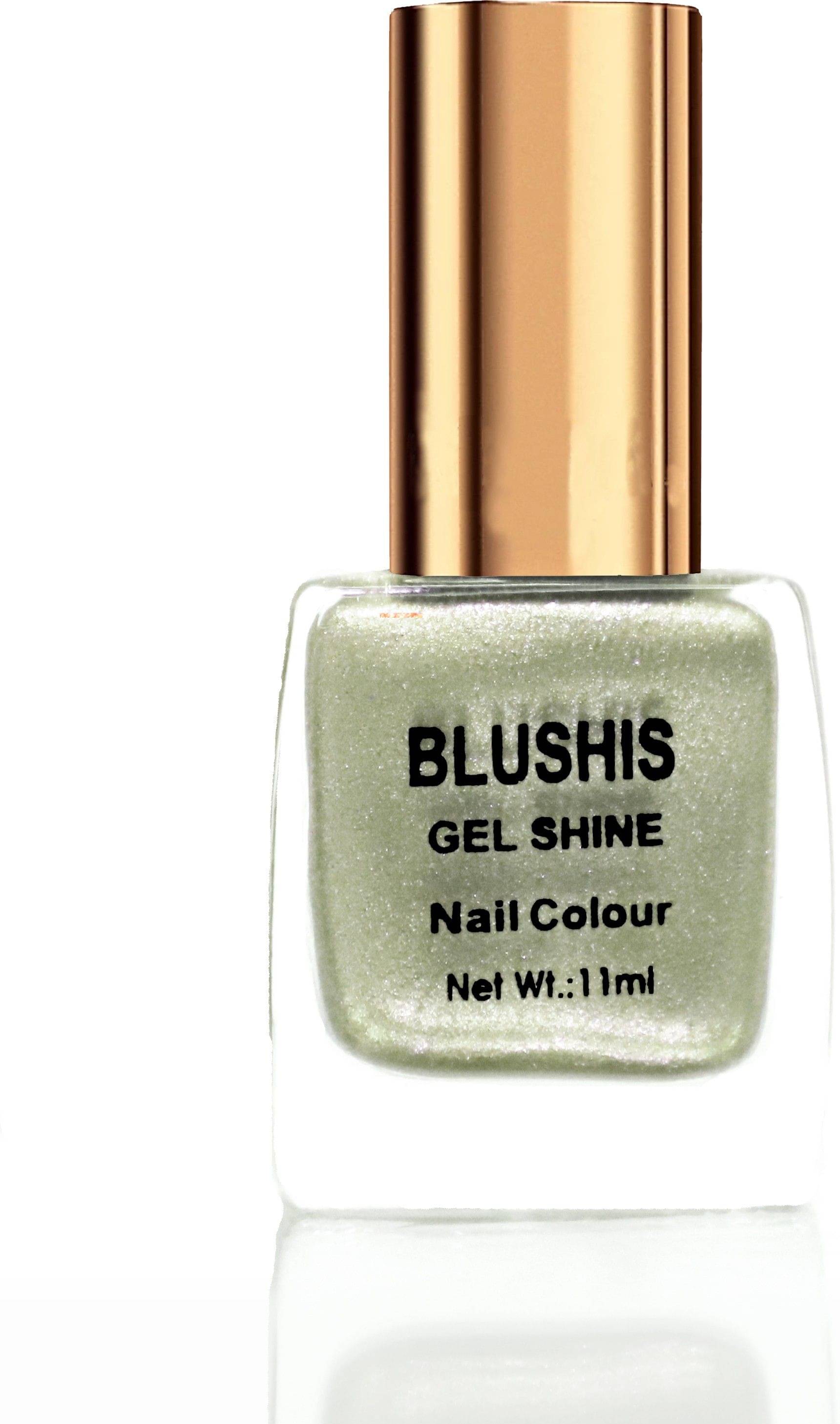     			BLUSHIS Silver Nail Polish 11 ( Pack of 1 )