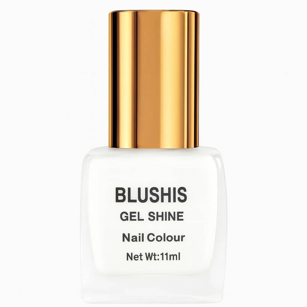     			BLUSHIS White Nail Polish 11 ( Pack of 1 )