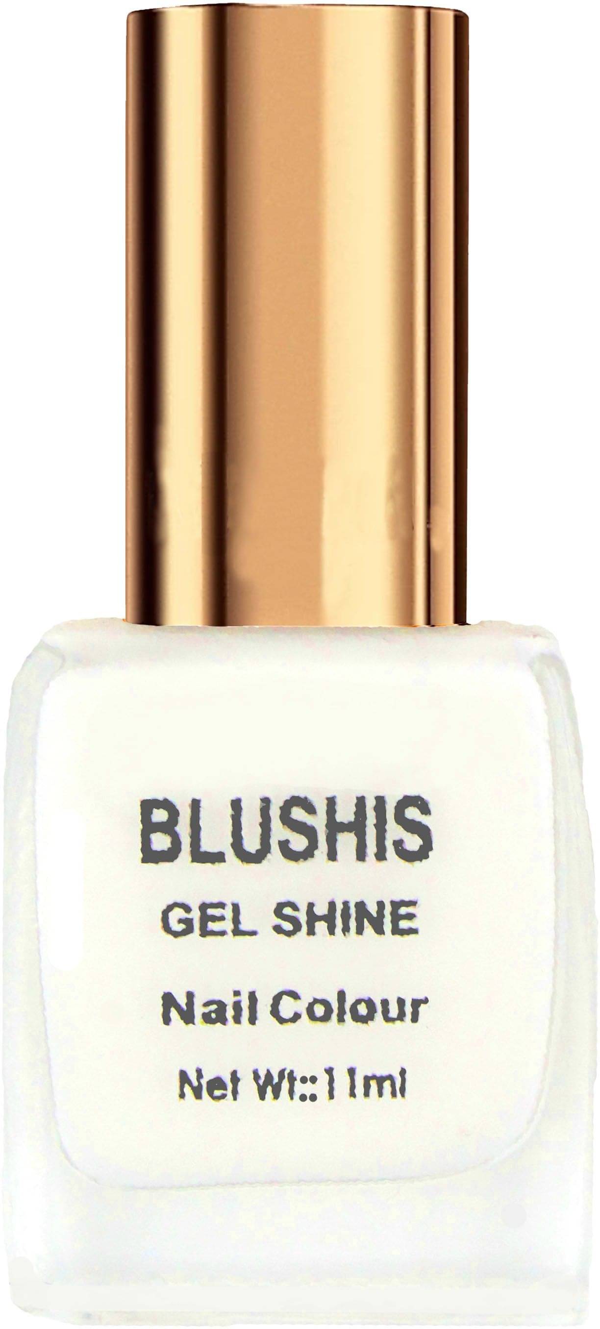     			BLUSHIS White Nail Polish 11 ( Pack of 1 )