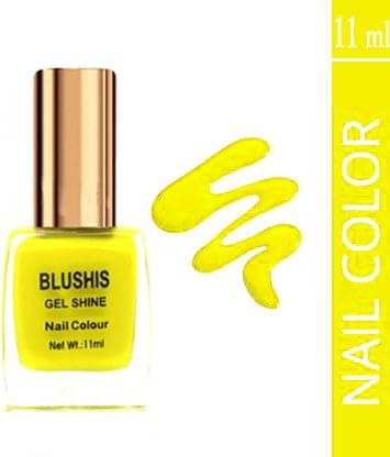     			BLUSHIS Yellow Nail Polish 11 ( Pack of 1 )