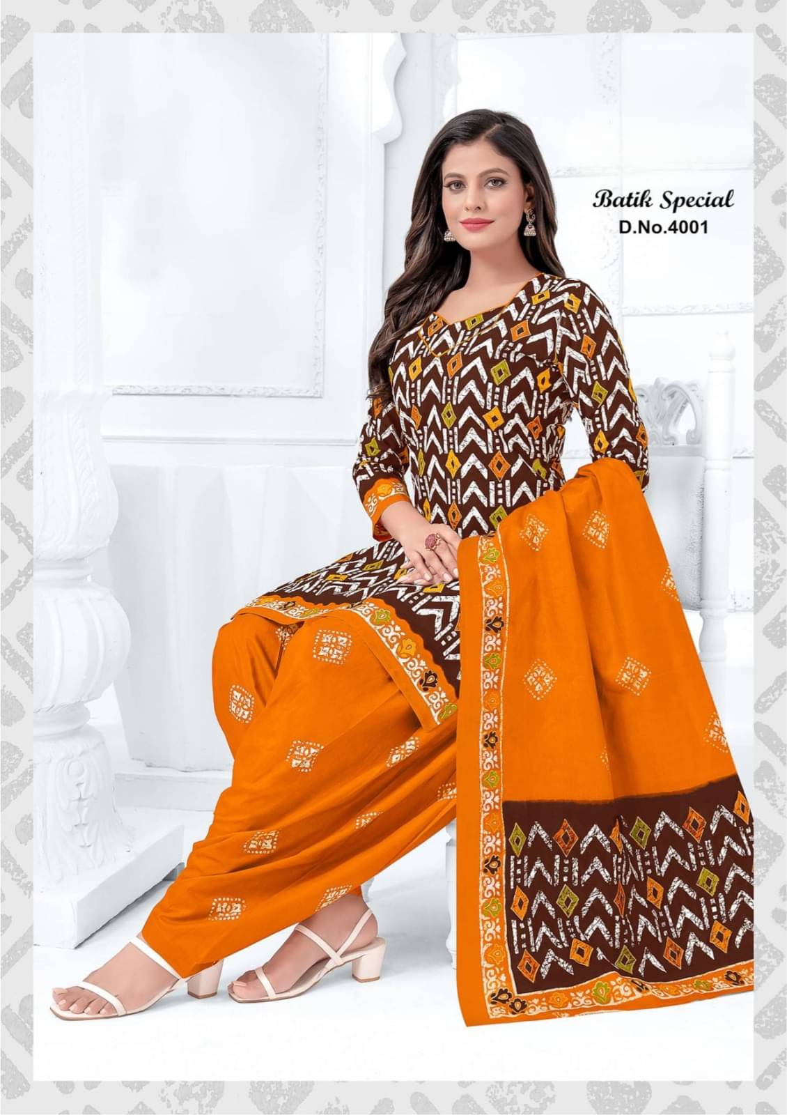     			BRENZZAFASHION Women Cotton Printed A-line Kurti With Patiala Salwar ( Multicolor )