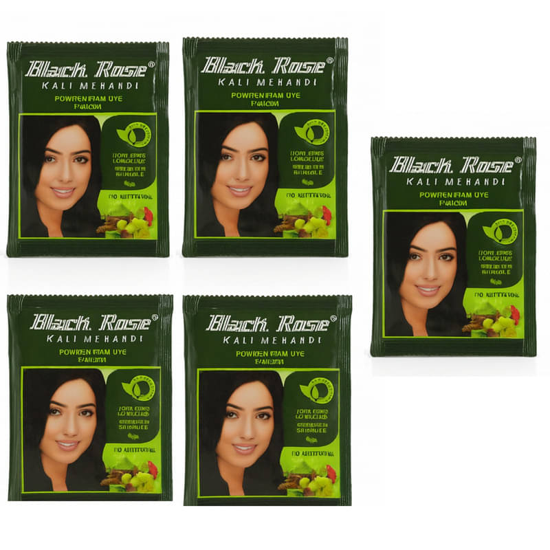     			Black Rose Natural Semi Permanent Hair Color 5 g Black