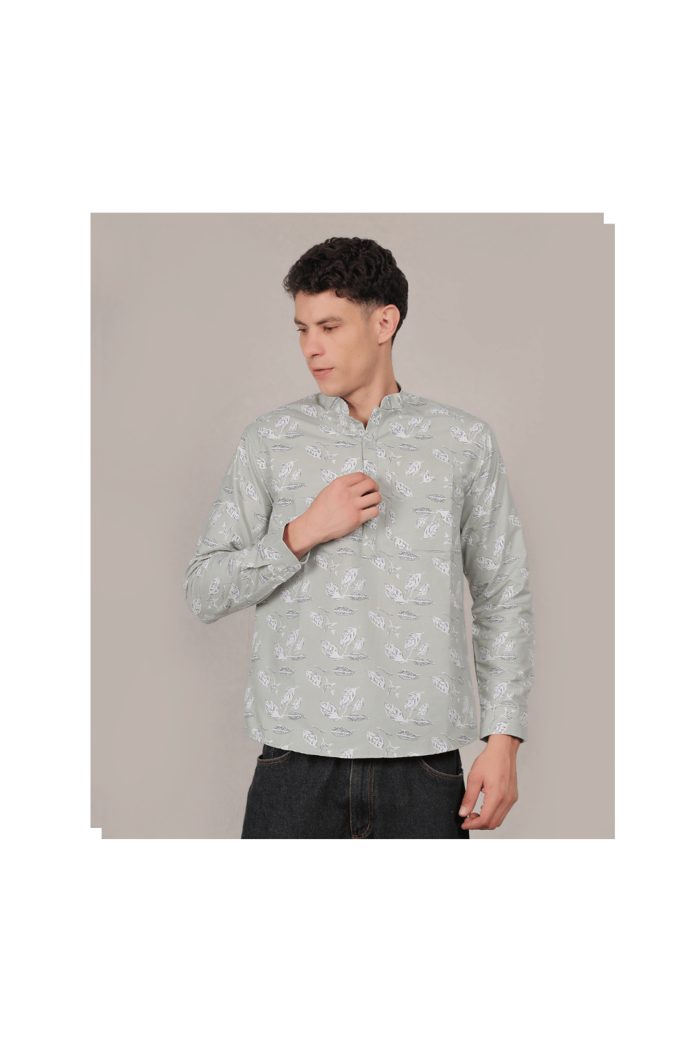 CONCH FASHION Light Green Cotton Blend Men's Regular Kurta ( Pack of 1 )     			CONCH FASHION Light Green Cotton Blend Men's Regular Kurta ( Pack of 1 )