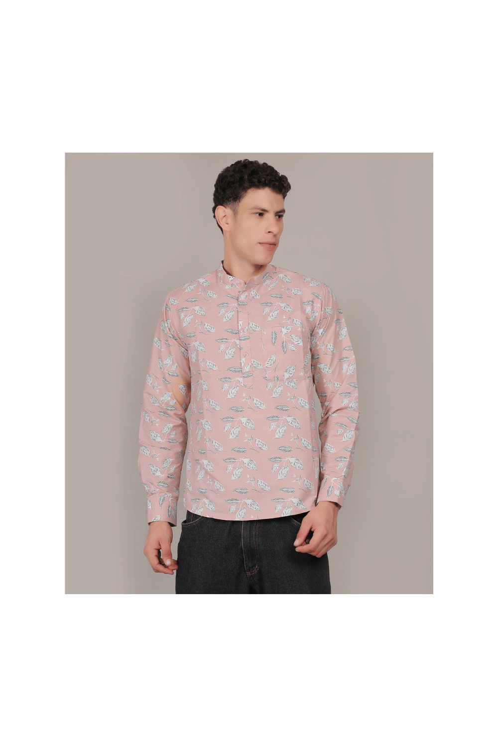 CONCH FASHION Light Pink Cotton Blend Men's Regular Kurta ( Pack of 1 )     			CONCH FASHION Light Pink Cotton Blend Men's Regular Kurta ( Pack of 1 )