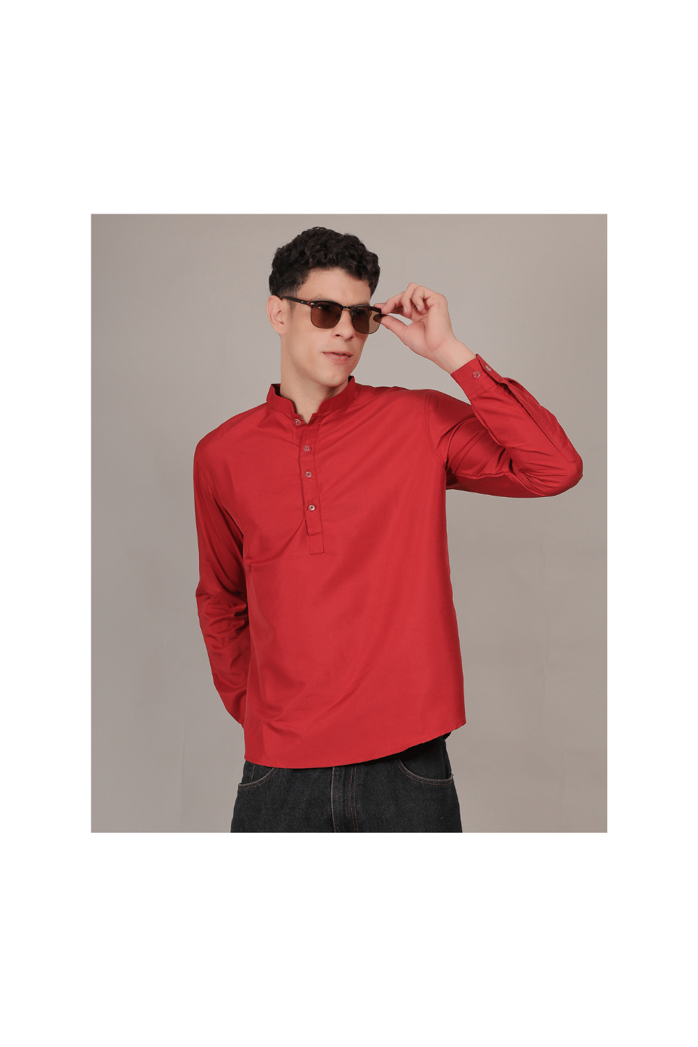 CONCH FASHION Maroon Cotton Blend Men's Regular Kurta ( Pack of 1 )     			CONCH FASHION Maroon Cotton Blend Men's Regular Kurta ( Pack of 1 )