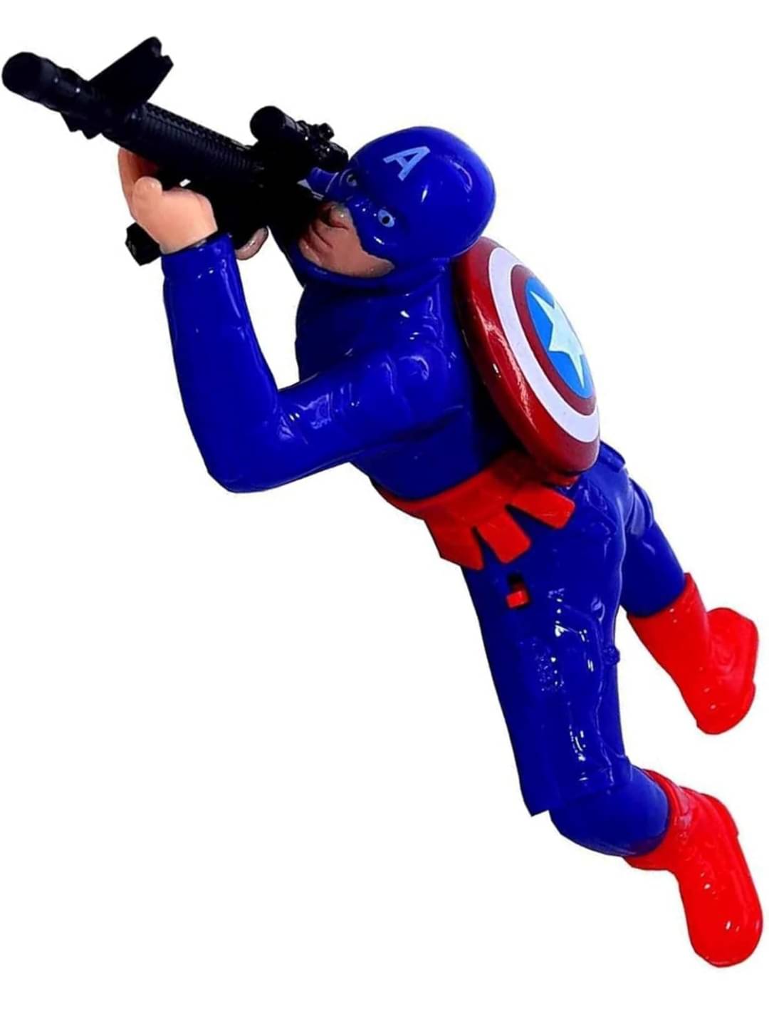 Crawling Captain America Action Toy with light and sound for kids     			Crawling Captain America Action Toy with light and sound for kids