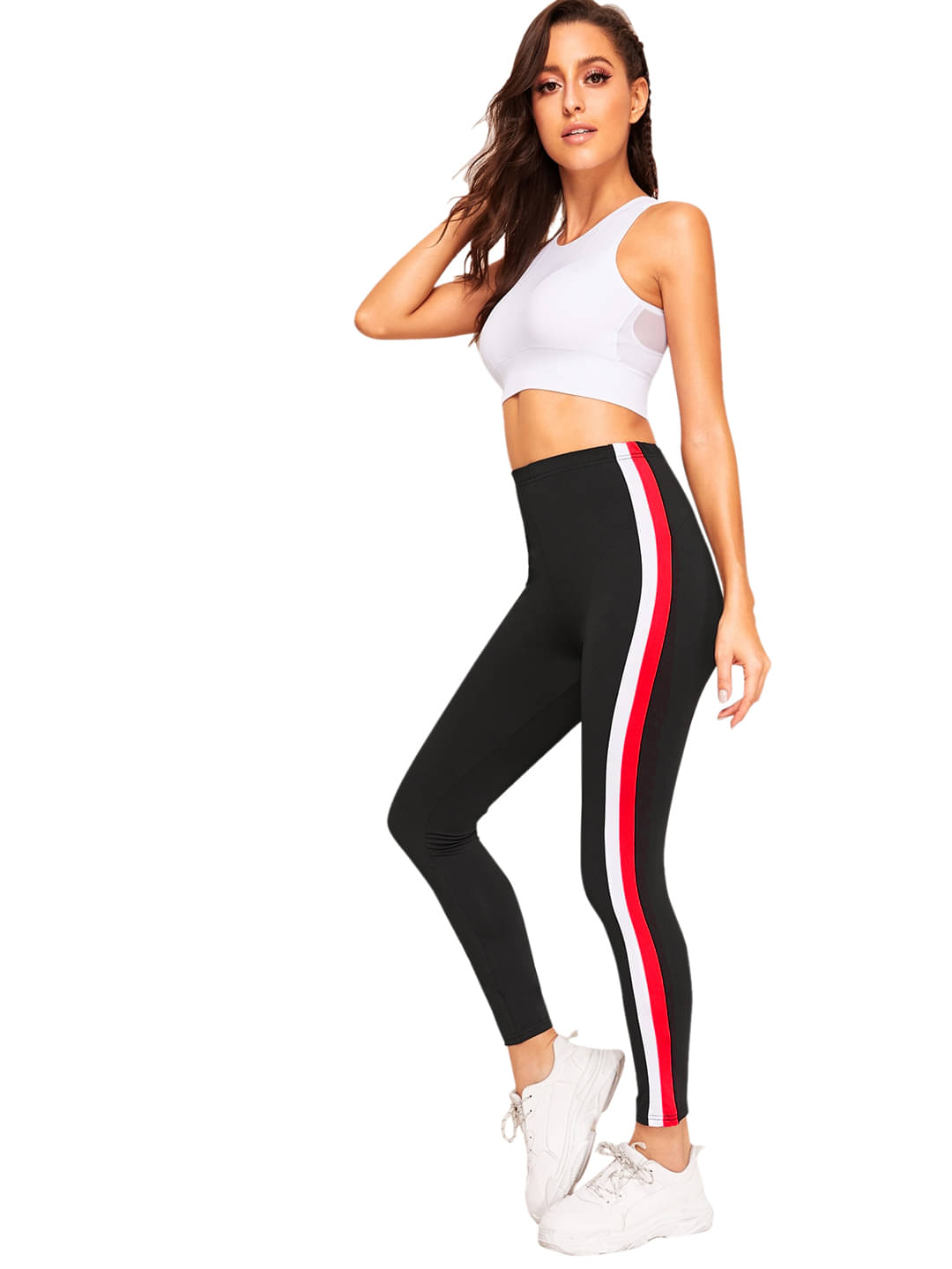     			DE TRENDZ Women Cotton Blend Slim Fit Jegging ( Red )