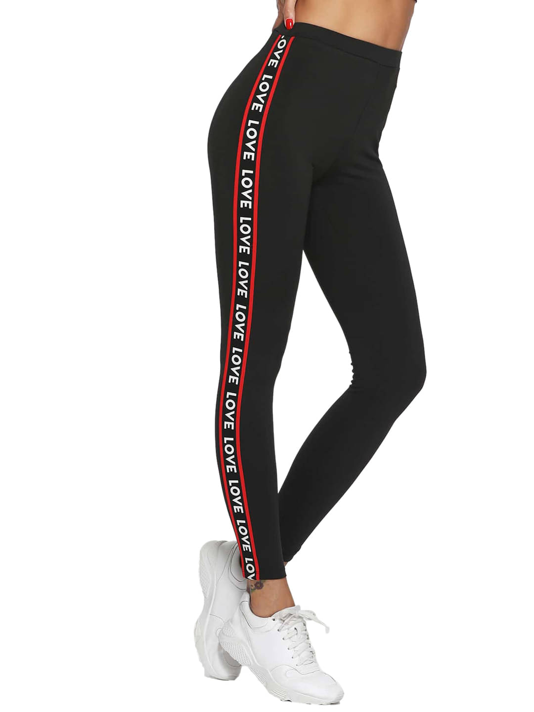     			DE TRENDZ Women Cotton Blend Slim Fit Jegging ( Black )