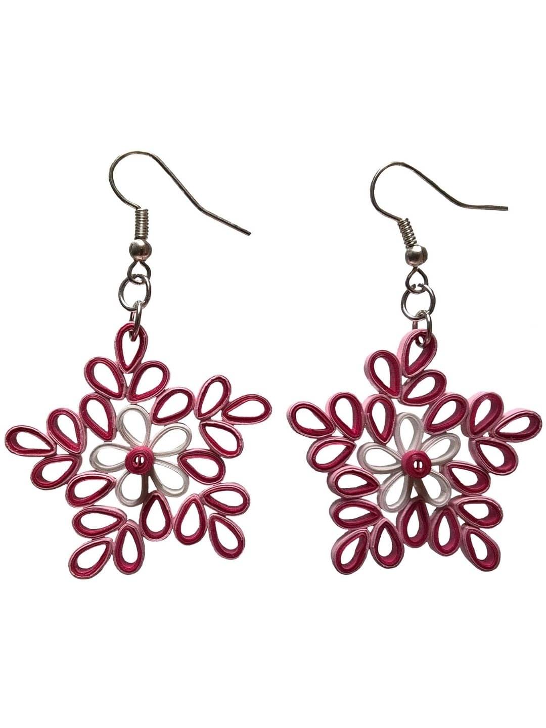     			Designer's Collection Purple Drop Earrings ( Pack of 1 )
