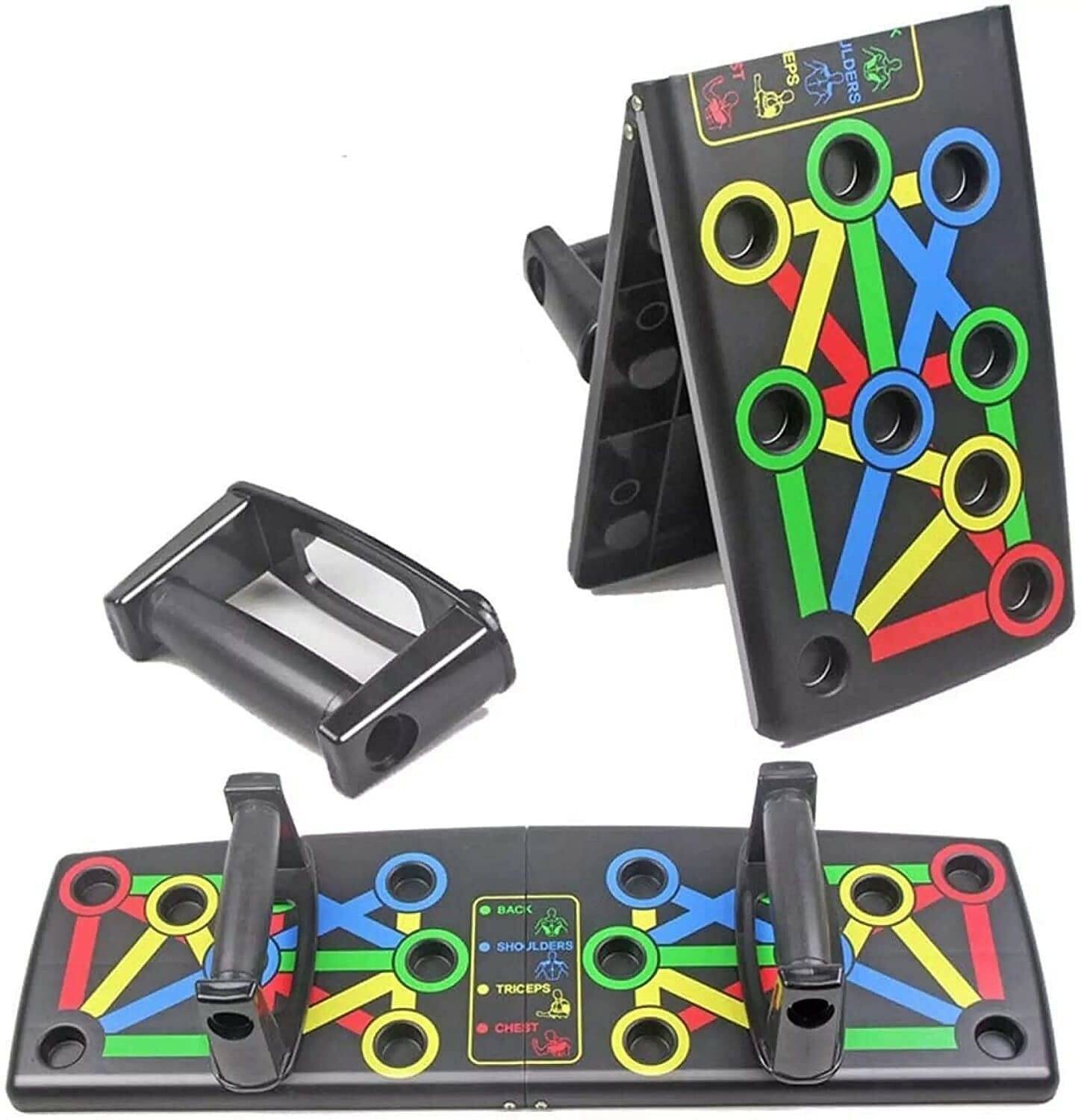 FIVANIO Push up flex board Home Exercise Fitness Equipment Home & Gym Exercise Push-up Bar (Multicolor)     			FIVANIO Push up flex board Home Exercise Fitness Equipment Home & Gym Exercise Push-up Bar (Multicolor)