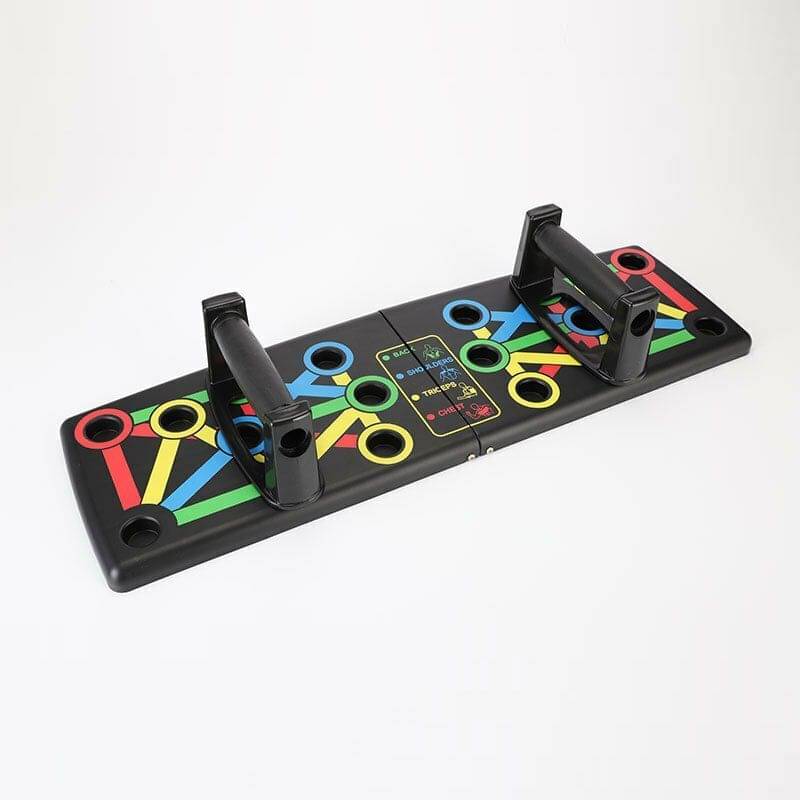 Fulkiza Multicolor And Multipurpose Foldable Pushup Board For Home Fitness Push-Up Push-up Bar (Multicolor)     			Fulkiza Multicolor And Multipurpose Foldable Pushup Board For Home Fitness Push-Up Push-up Bar (Multicolor)