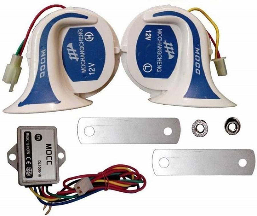 GENRIC7648 Horn For Cars & Two Wheelers - Set of 2 (High & Low Tone)     			GENRIC7648 Horn For Cars & Two Wheelers - Set of 2 (High & Low Tone)