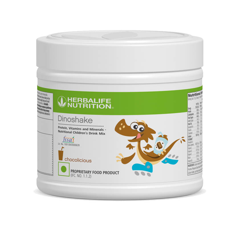 Herbalife Nutrition Dinoshake Chocolate 200 gm     			Herbalife Nutrition Dinoshake Chocolate 200 gm