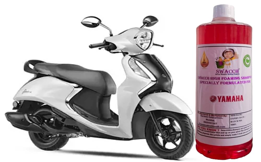 High Foaming Bike Shampoo Formulated For Yamaha Fascino 125 , Thick Foam with Wax Coat I Non-Toxic Formula I Ph Balanced I Super Saver Pack I Premium Wax Formulation I Glossy & Shine I 1 Litre High Foaming Bike Shampoo Formulated For Yamaha Fascino 125 , Thick Foam with Wax Coat I Non-Toxic Formula I Ph Balanced I Super Saver Pack I Premium Wax Formulation I Glossy & Shine I 1 Litre