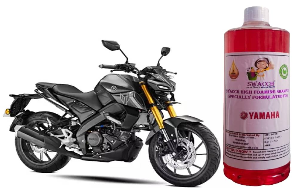 High Foaming Bike Shampoo Formulated For Yamaha MT 15 V2 , Thick Foam with Wax Coat I Non-Toxic Formula I Ph Balanced I Super Saver Pack I Premium Wax Formulation I Glossy & Shine I 1 Litre     			High Foaming Bike Shampoo Formulated For Yamaha MT 15 V2 , Thick Foam with Wax Coat I Non-Toxic Formula I Ph Balanced I Super Saver Pack I Premium Wax Formulation I Glossy & Shine I 1 Litre