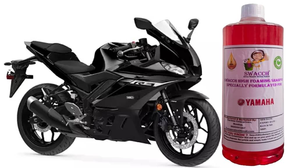     			High Foaming Bike Shampoo Formulated For Yamaha YZF-R3 I Thick Foam with Wax Coat I Non-Toxic Formula I Ph Balanced I Super Saver Pack I Premium Wax Formulation I Glossy & Shine I 1 Litre