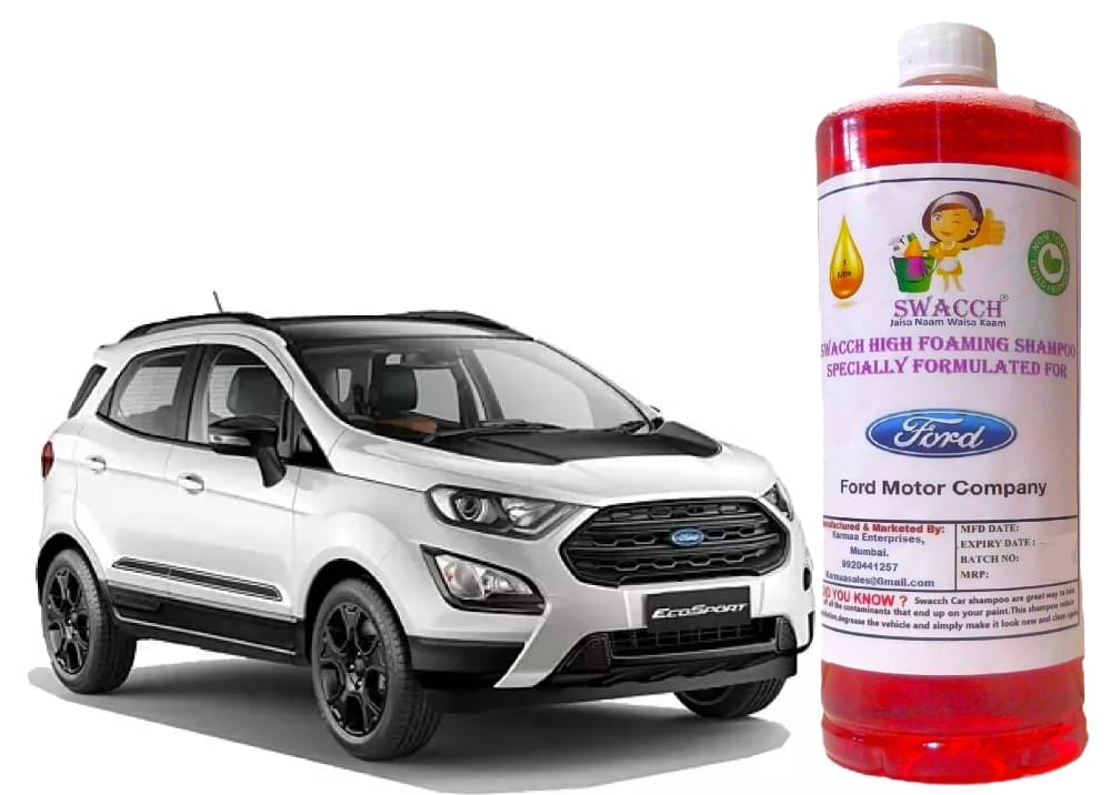 High Foaming Car Shampoo Formulated For Ford Eco-Sport I Non-Toxic Formula I Ph Balanced I Super Saver Pack I Premium Wax Formulation I Glossy & Shine I 1 Litre     			High Foaming Car Shampoo Formulated For Ford Eco-Sport I Non-Toxic Formula I Ph Balanced I Super Saver Pack I Premium Wax Formulation I Glossy & Shine I 1 Litre