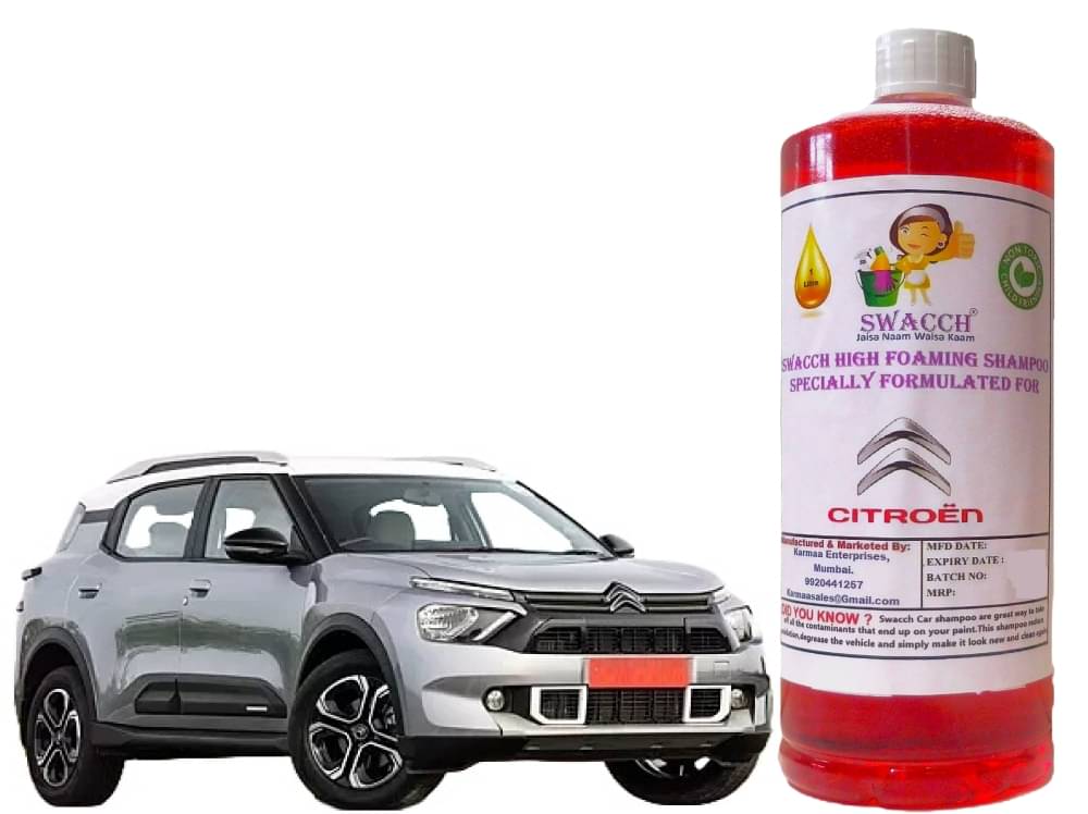     			High Foaming Car Shampoo Formulated For Citroen E-C3 , Non-Toxic Formula I Ph Balanced I Super Saver Pack I Premium Wax Formulation I Glossy & Shine I 1 Litre