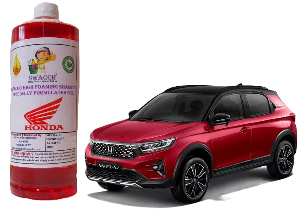     			High Foaming Car Shampoo Formulated For Honda WR-V I Non-Toxic Formula I Ph Balanced I Super Saver Pack I Premium Wax Formulation I Glossy & Shine I 1 Litre